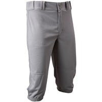 Champro Men's Triple Crown 2.0 Knicker Solid Baseball Pants, Grey