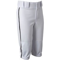 Champro Youth Triple Crown 2.0 Knicker Piped Baseball Pants, White/Black