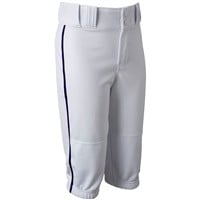 Champro Youth Triple Crown 2.0 Knicker Piped Baseball Pants, White/Navy