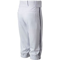 Champro Youth Triple Crown 2.0 Knicker Piped Baseball Pants, White/Navy
