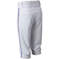 Champro Youth Triple Crown 2.0 Knicker Piped Baseball Pants, White/Royal