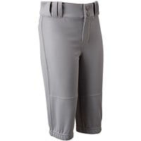 Champro Youth Triple Crown 2.0 Knicker Solid Baseball Pants, Grey