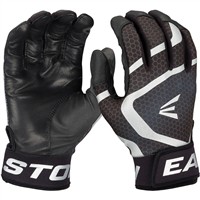 Easton Youth Mav GT Locked-In Batting Gloves, Black/Black