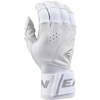 Easton Adult Mav Pro Locked-In Batting Gloves, White/White