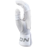 Easton Adult Mav Pro Locked-In Batting Gloves, White/White