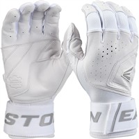 Easton Adult Mav Pro Locked-In Batting Gloves, White/White