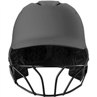 Evoshield XVT 2.0 Matte Fastpitch Batting Helmet w/Facemask, Charcoal