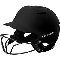 Evoshield XVT 2.0 Matte Fastpitch Batting Helmet w/Facemask, Black