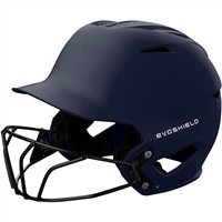 Evoshield XVT 2.0 Matte Fastpitch Batting Helmet w/Facemask, Navy