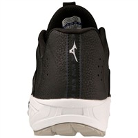 Mizuno Men's Ambition 3 Low All Surface Baseball Turf Shoes, Black/White