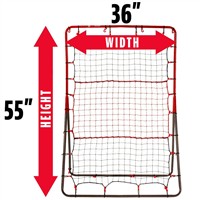 Franklin 55in Switch Hitter Pitch Return, 3-z