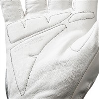 Franklin Youth Shok-Sorb X Batting Gloves, White/Silver