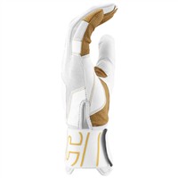 Marucci Youth Blacksmith V2 Batting Gloves, White/White