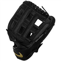 NIKE Force Edge 12.5in Baseball Glove, Black/Gold