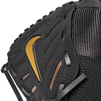 NIKE Youth Alpha Edge 11.5in Baseball Glove, Black/Gold