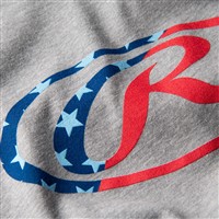 Rawlings Men's Oval USA Baseball T-Shirt, Grey