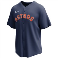 NIKE Men's MLB Full Button Baseball Jersey, Houston Astros