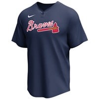 NIKE Youth MLB 1-Button Baseball Jersey, Atlanta Braves