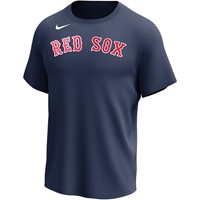 NIKE Men's MLB Crew Neck Performance Baseball T-Shirt, Boston Red Sox