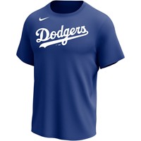 NIKE Men's MLB Crew Neck Performance Baseball T-Shirt, Los Angeles Dodgers
