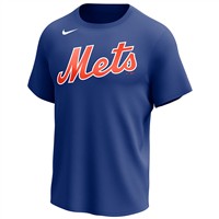 NIKE Men's MLB Crew Neck Performance Baseball T-Shirt, New York Mets