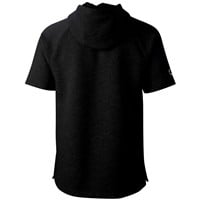 Evoshield Men's Pro Team 2.0 Short Sleeve Baseball Hoodie, Black