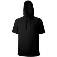 Evoshield Men's Pro Team 2.0 Short Sleeve Baseball Hoodie, Black