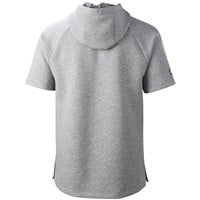 Evoshield Men's Pro Team 2.0 Short Sleeve Baseball Hoodie, Grey