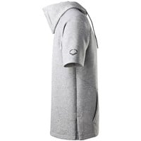 Evoshield Men's Pro Team 2.0 Short Sleeve Baseball Hoodie, Grey