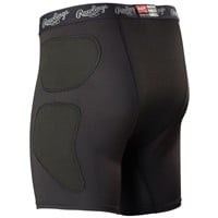 Rawlings Men's Baseball Sliding Shorts, Black