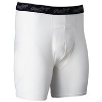 Rawlings Men's Baseball Sliding Shorts, White