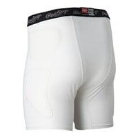 Rawlings Men's Baseball Sliding Shorts, White