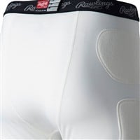 Rawlings Men's Baseball Sliding Shorts, White