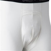 Rawlings Men's Baseball Sliding Shorts, White