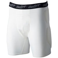 Rawlings Men's Baseball Sliding Shorts, White