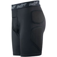 Rawlings Youth Baseball Sliding Shorts, Black