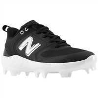 New Balance Women's Fresh Foam Velo v3 Molded Fastpitch Softball Cleat, Black/White