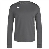 adidas Men's Dugout Crewneck Baseball Training Sweatshirt, Grey
