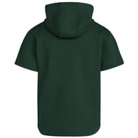 adidas Men's Dugout Short Sleeve Baseball Training Hoodie, Dark Green