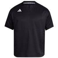 adidas Men's Adizero Dugout Baseball Cage Jacket, Black