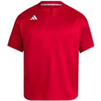 adidas Men's Adizero Dugout Baseball Cage Jacket, Red