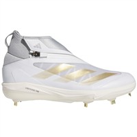 adidas Men's Adizero Impact+ Metal Baseball Cleats, White/Gold