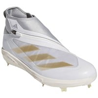 adidas Men's Adizero Impact+ Metal Baseball Cleats, White/Gold
