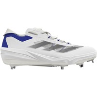 adidas Men's Adizero Impact Metal Baseball Cleats, White/Royal