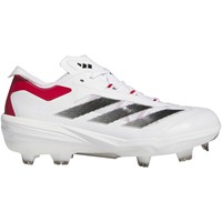 adidas Men's Adizero Impact TPU Molded Baseball Cleats, White/Red
