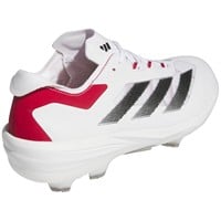 adidas Men's Adizero Impact TPU Molded Baseball Cleats, White/Red