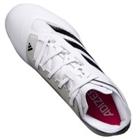 adidas Youth Adizero Impact TPU Molded Baseball Cleats, White/Black