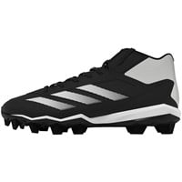 adidas Men's Adizero Impact MD Molded Baseball Cleats, Black/White