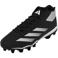 adidas Men's Adizero Impact MD Molded Baseball Cleats, Black/White