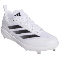 adidas Women's Adizero Instinct Metal Fastpitch Softball Cleats, White/Black